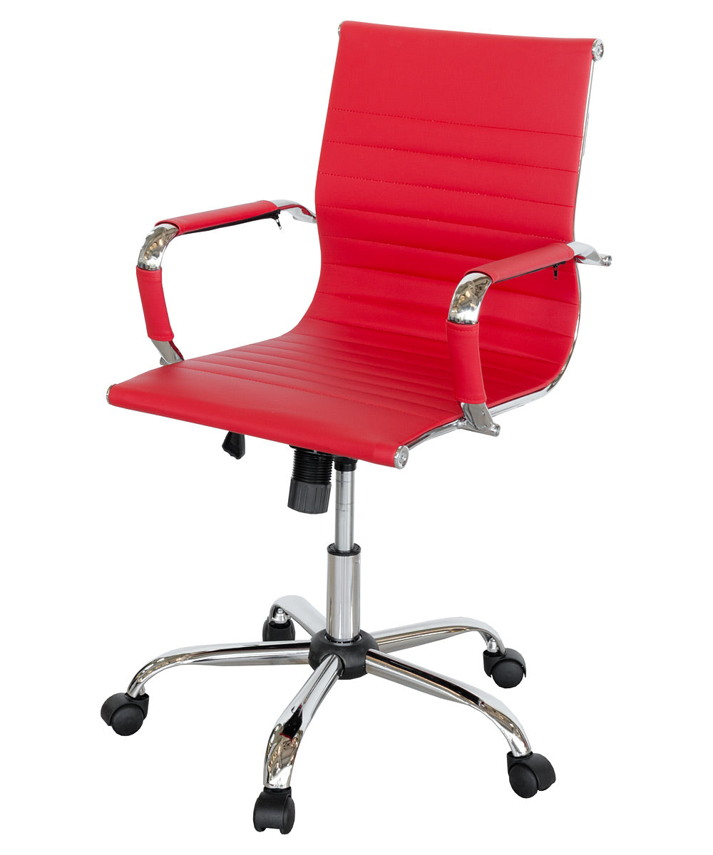 Designer Office Chair - Available in Red, White or Grey