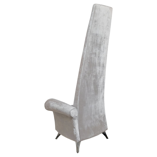 Potenza Chair - Steel Shimmer Fabric