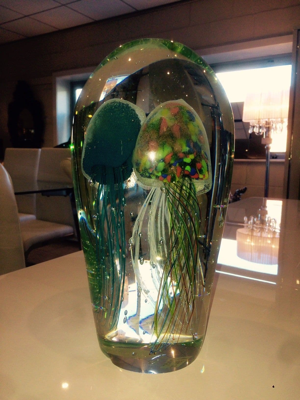 Large Glass Jellyfish Ornament