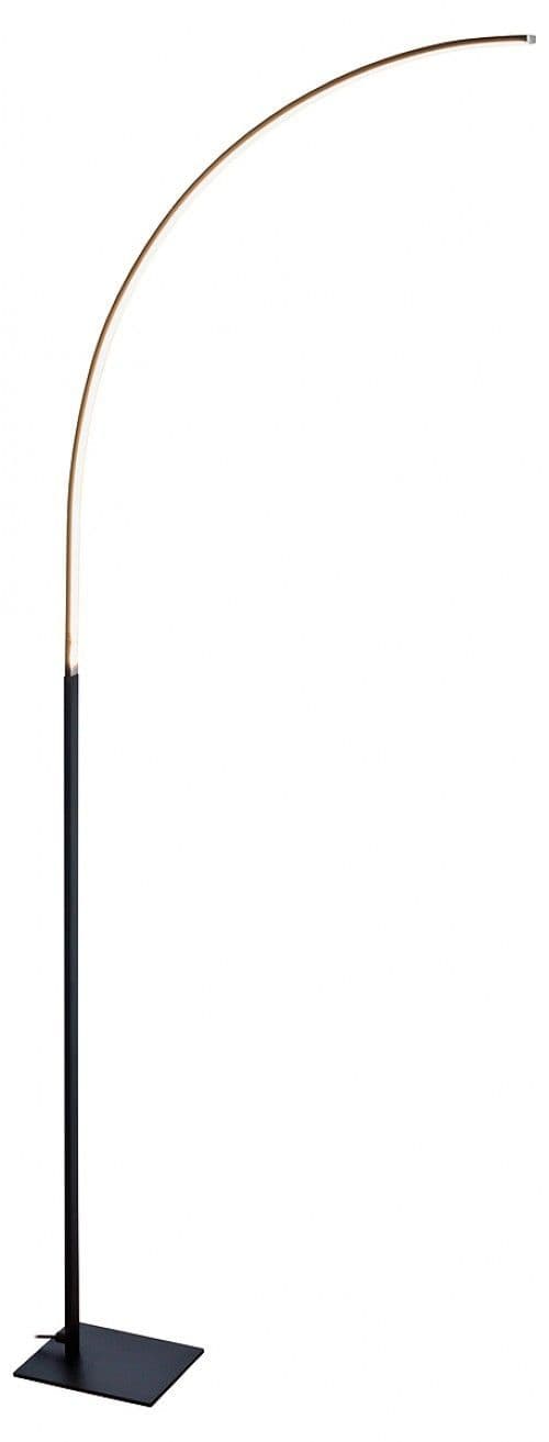 LED Curved Floor Lamp - 150cm Silver or Black