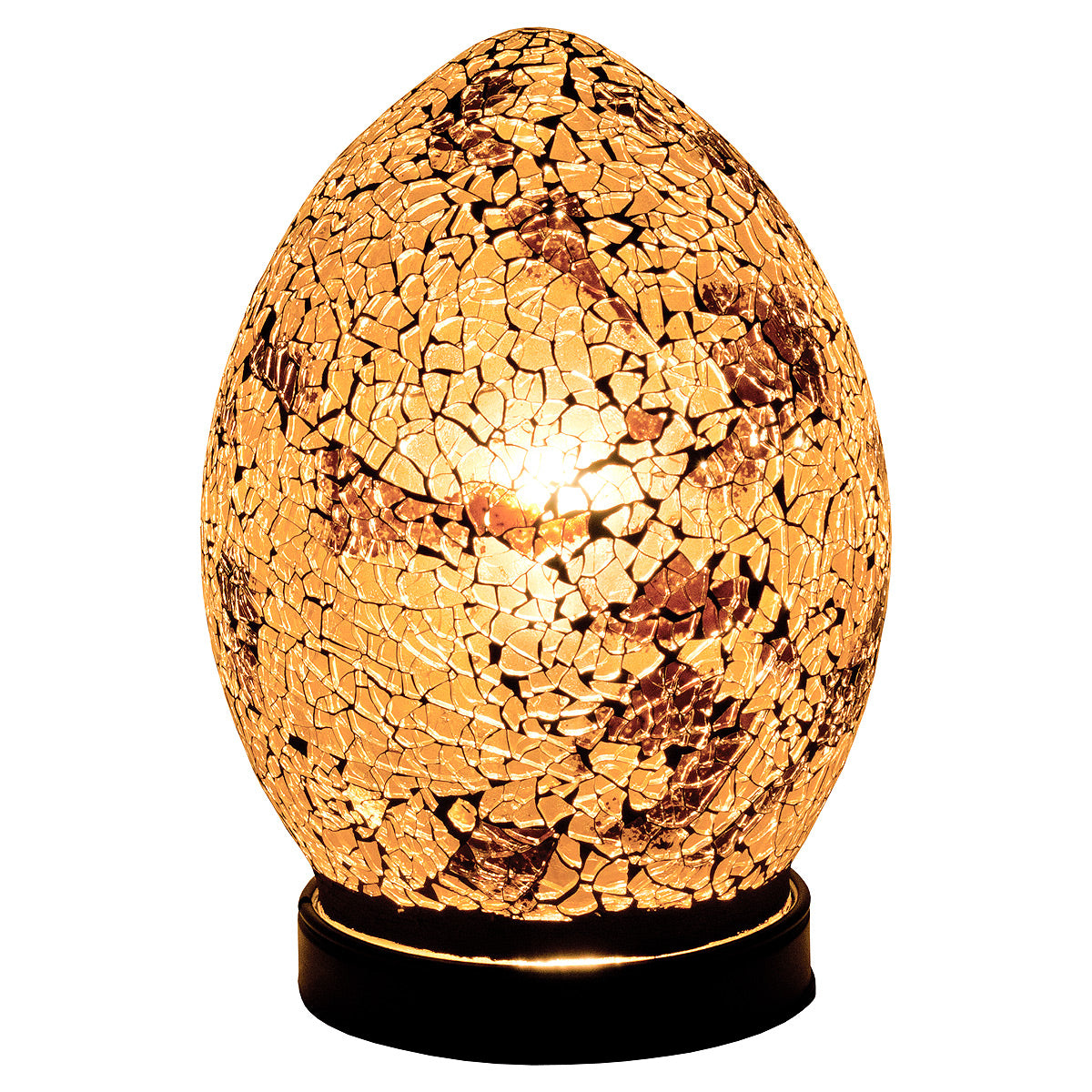 Mini Mosaic Egg Lamp - Various Colours