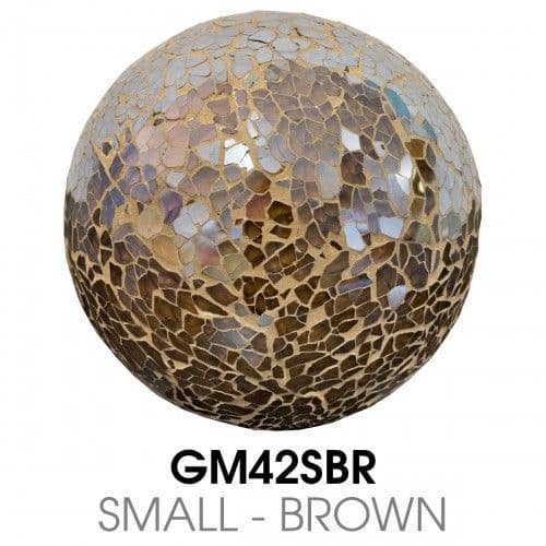 Mosaic Glass Balls - Various Colours