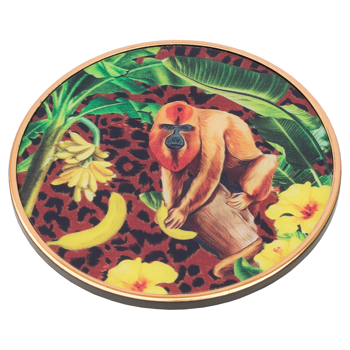 Golden Monkey Round Coasters