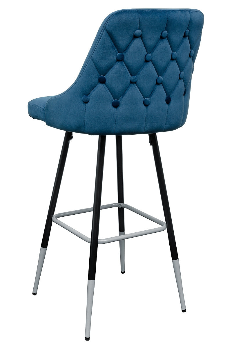 Fiona Soft Velour Bar Stool - Various Colours
