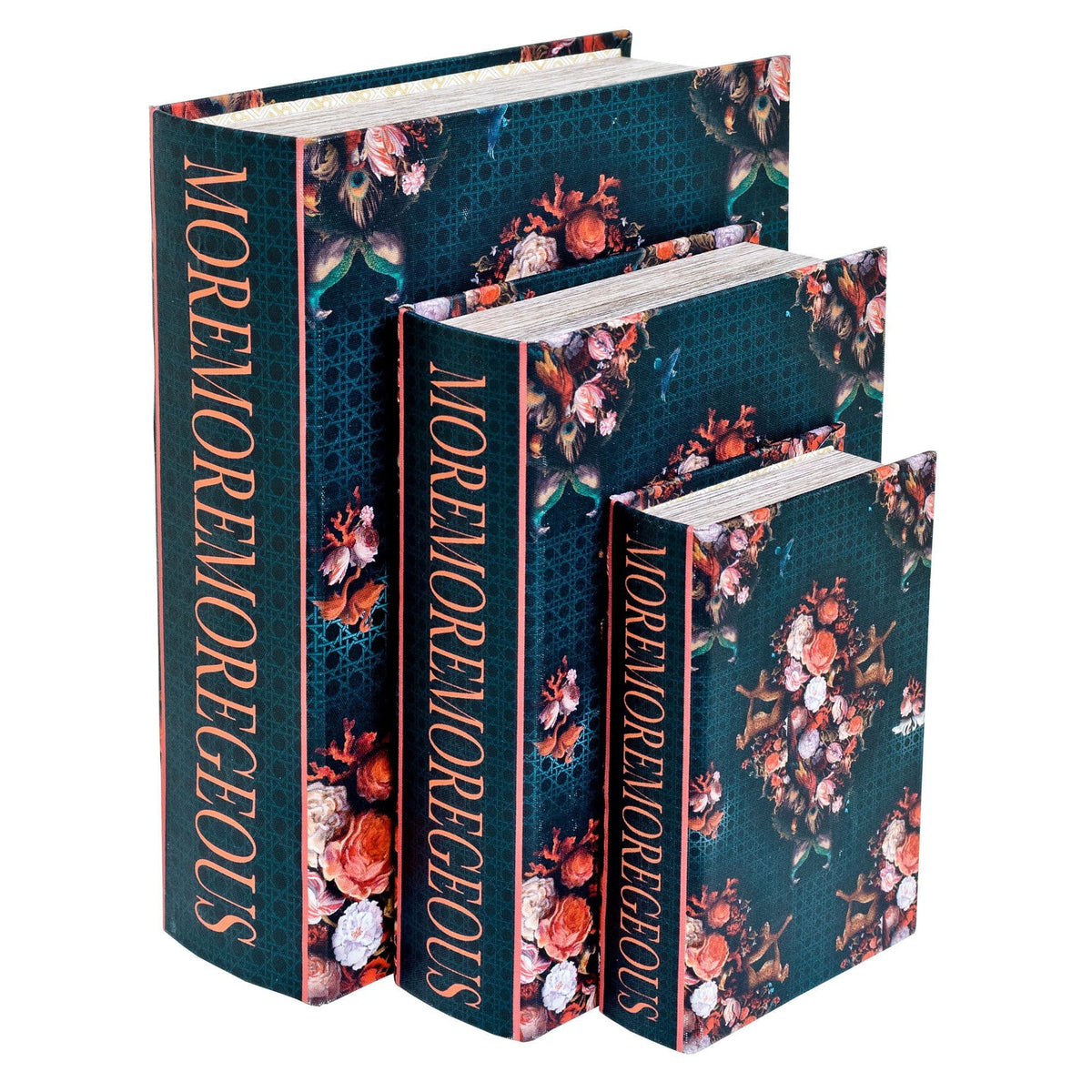 Decorative secret storage book boxes from The Look UK