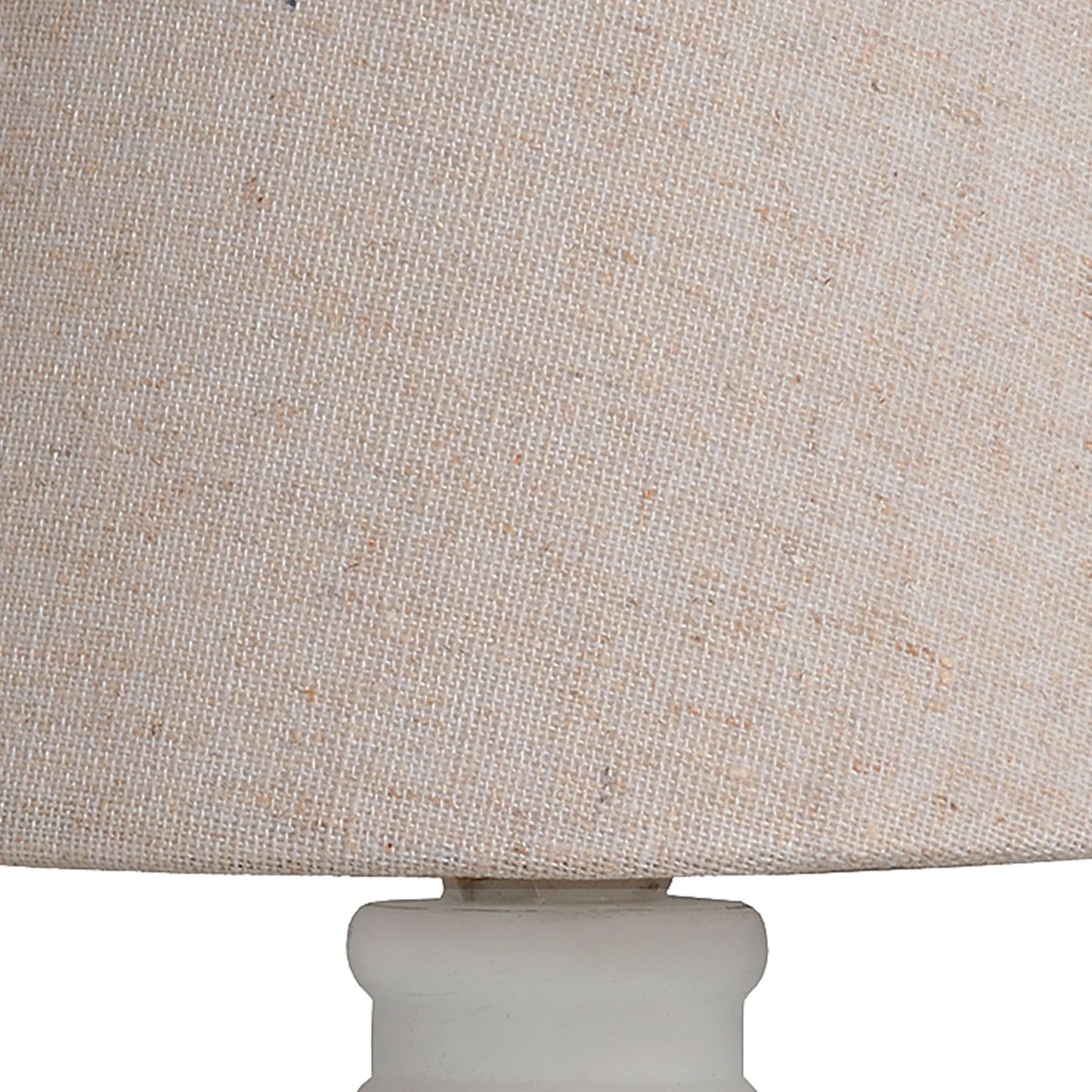 Natural linen Shade Shabby Chic Table lamp