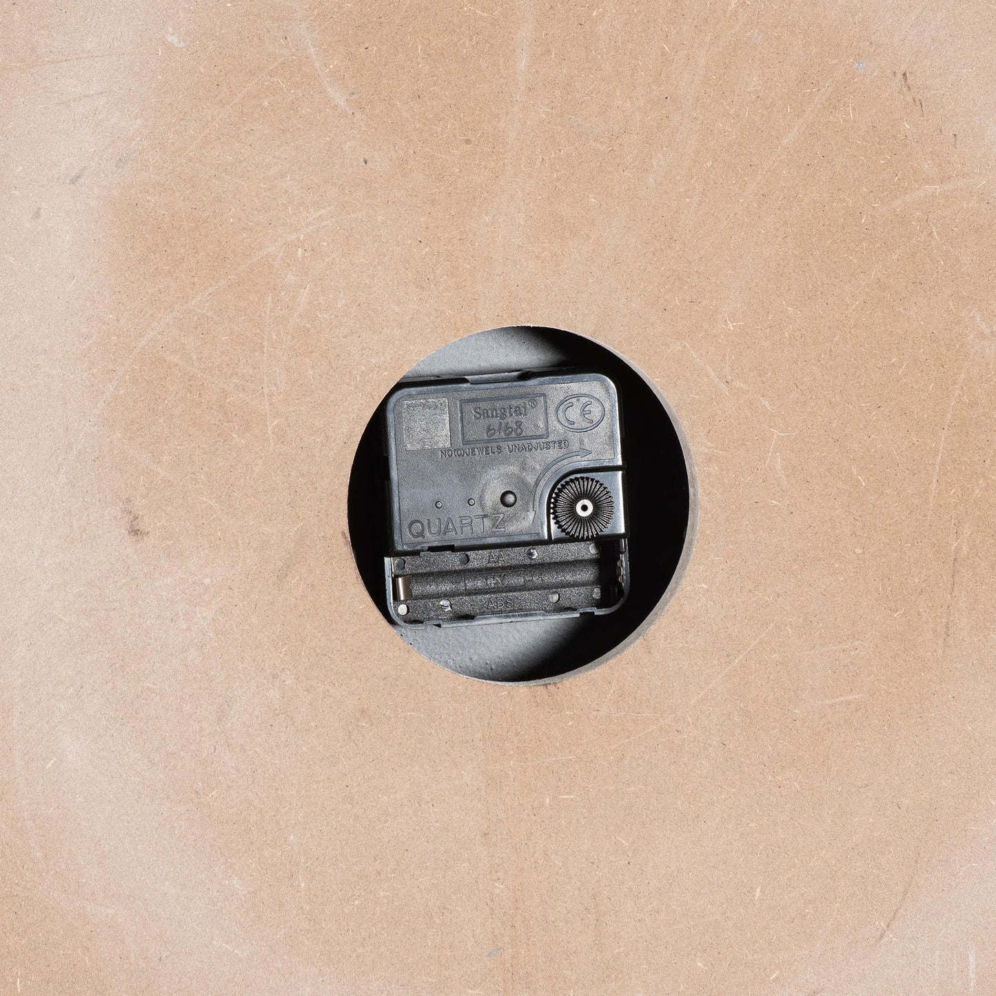 White & Grey Wooden Roman Numeral Wall Clock