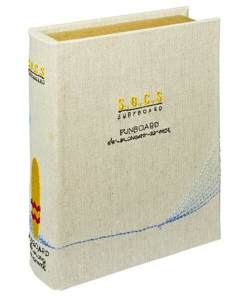 Fun-board Storage Book Box that looks like a book! Surfboard design-Magnetic