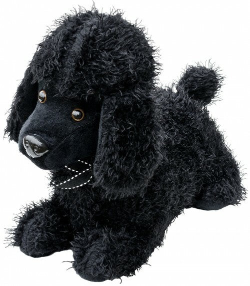 BLACK POODLE DOOR STOP - PLUSH