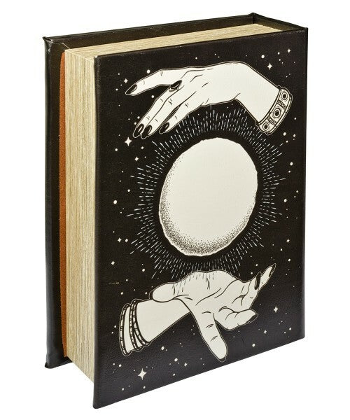 Mirrored Crystal Ball Storage Book Box- looks like a book! Secret storage Book