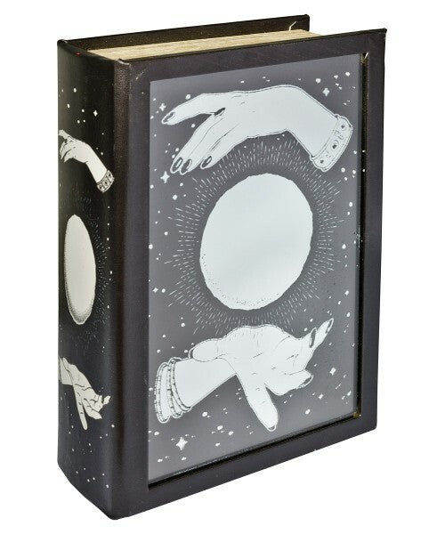 Mirrored Crystal Ball Storage Book Box- looks like a book! Secret storage Book