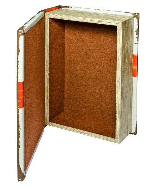 Mirrored Meow Cat Storage Book Box that looks like a book!