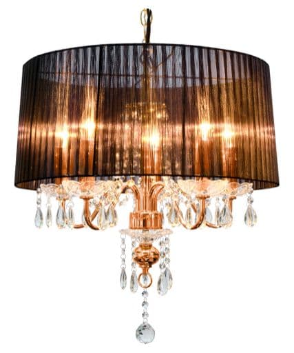Beaumont Five Light Chandelier - Various Colours