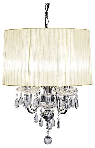 Beaumont Chandelier - 4 Light - Various Colours