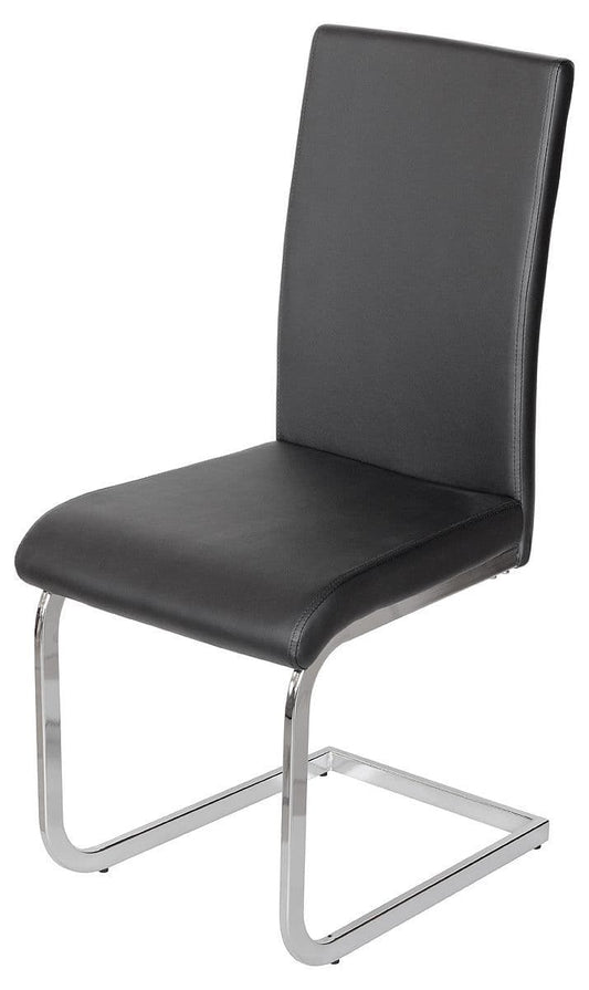 Brescia Dining Chair -Black/Grey & White or Ivory