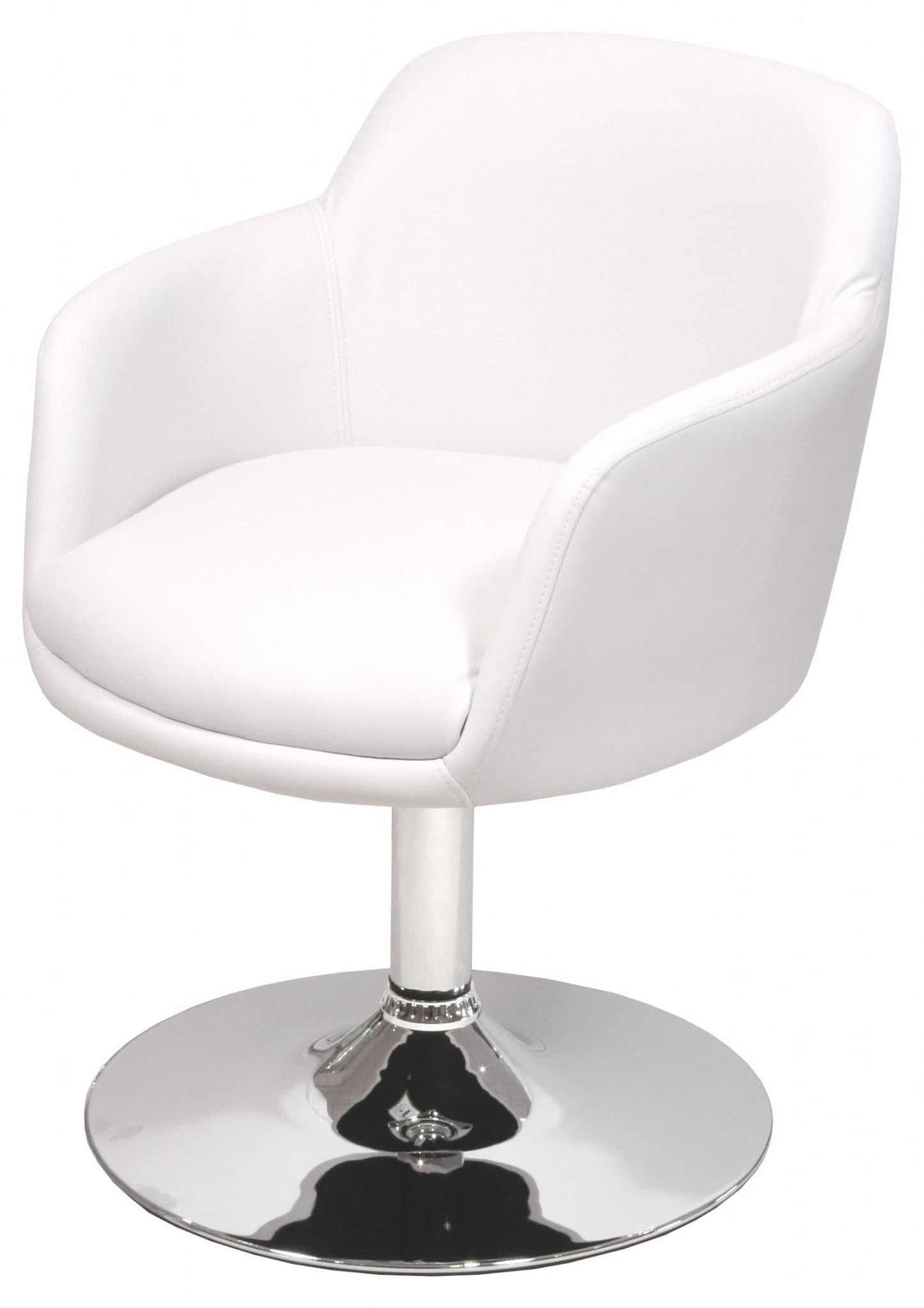 Bucket Swivel Chair - Black, White or Grey
