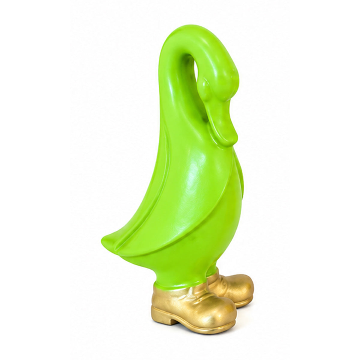 Ceramic Duck In Gold Boots (Various Colours)
