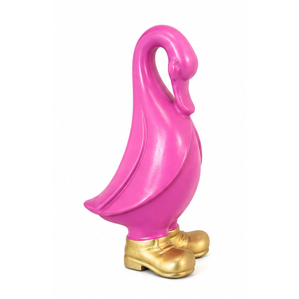 Ceramic Duck In Gold Boots (Various Colours)