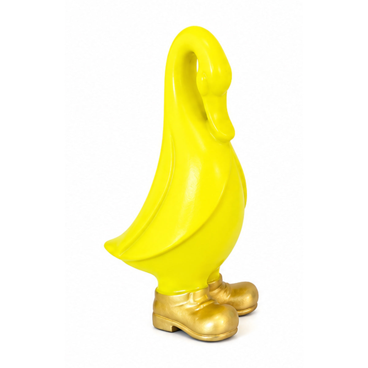 Ceramic Duck In Gold Boots (Various Colours)