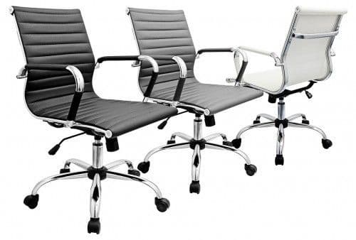 Designer Office Chair - Available in Red, White or Grey
