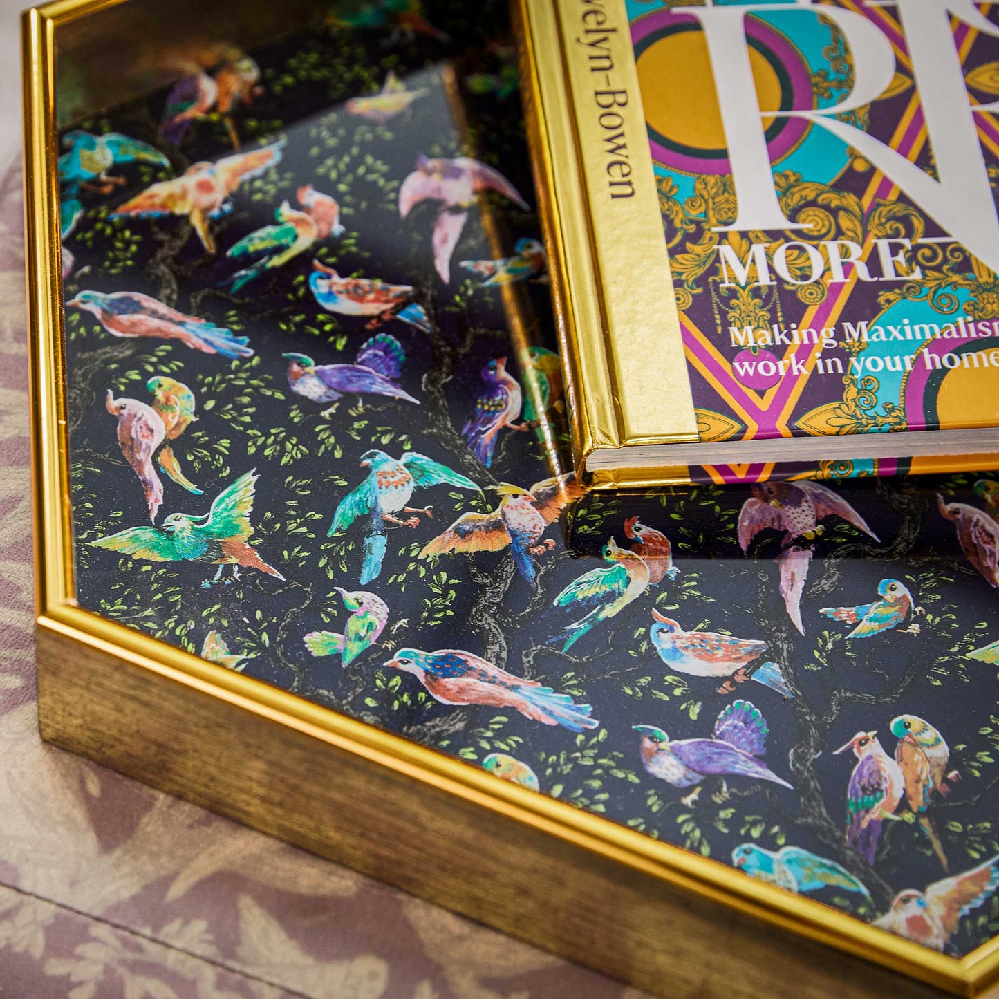 Birdity Absurdity Hexagonal Serving Tray