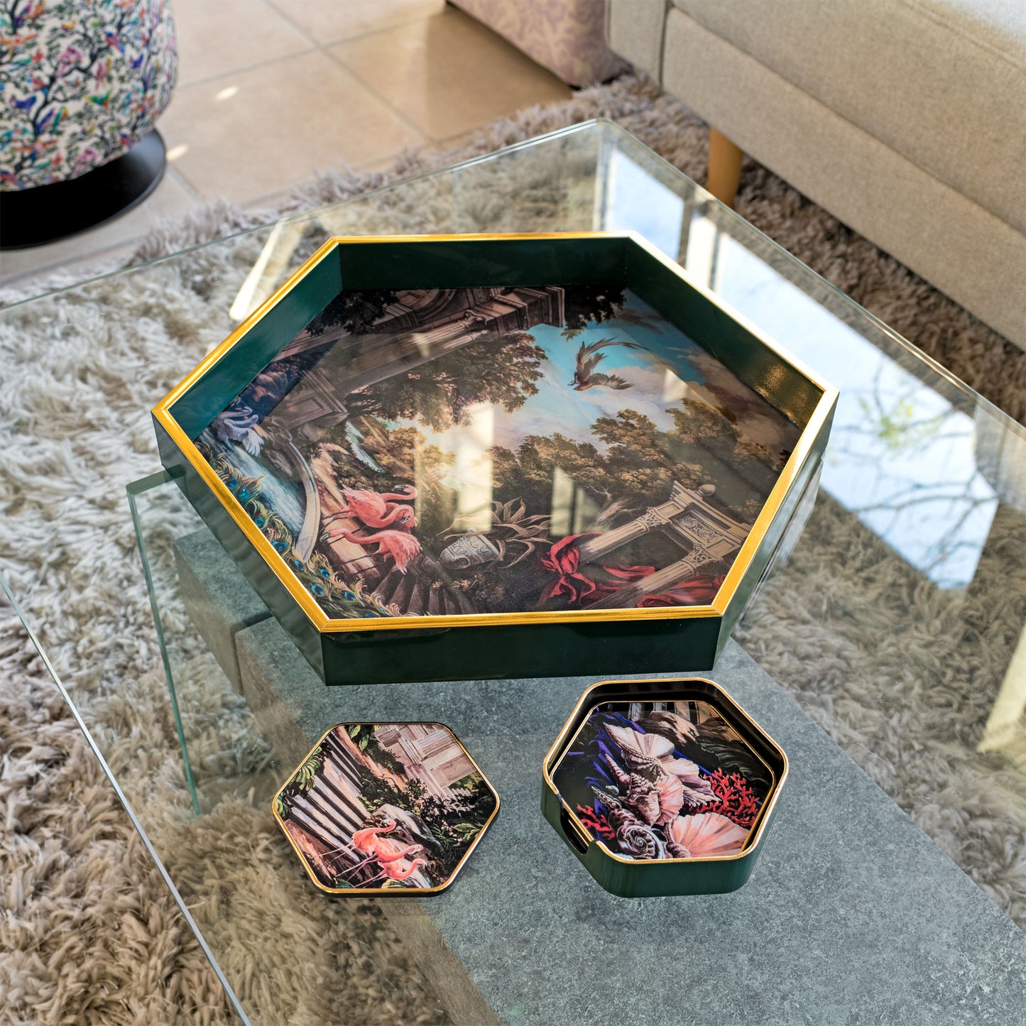 Baroque Gardens Coasters