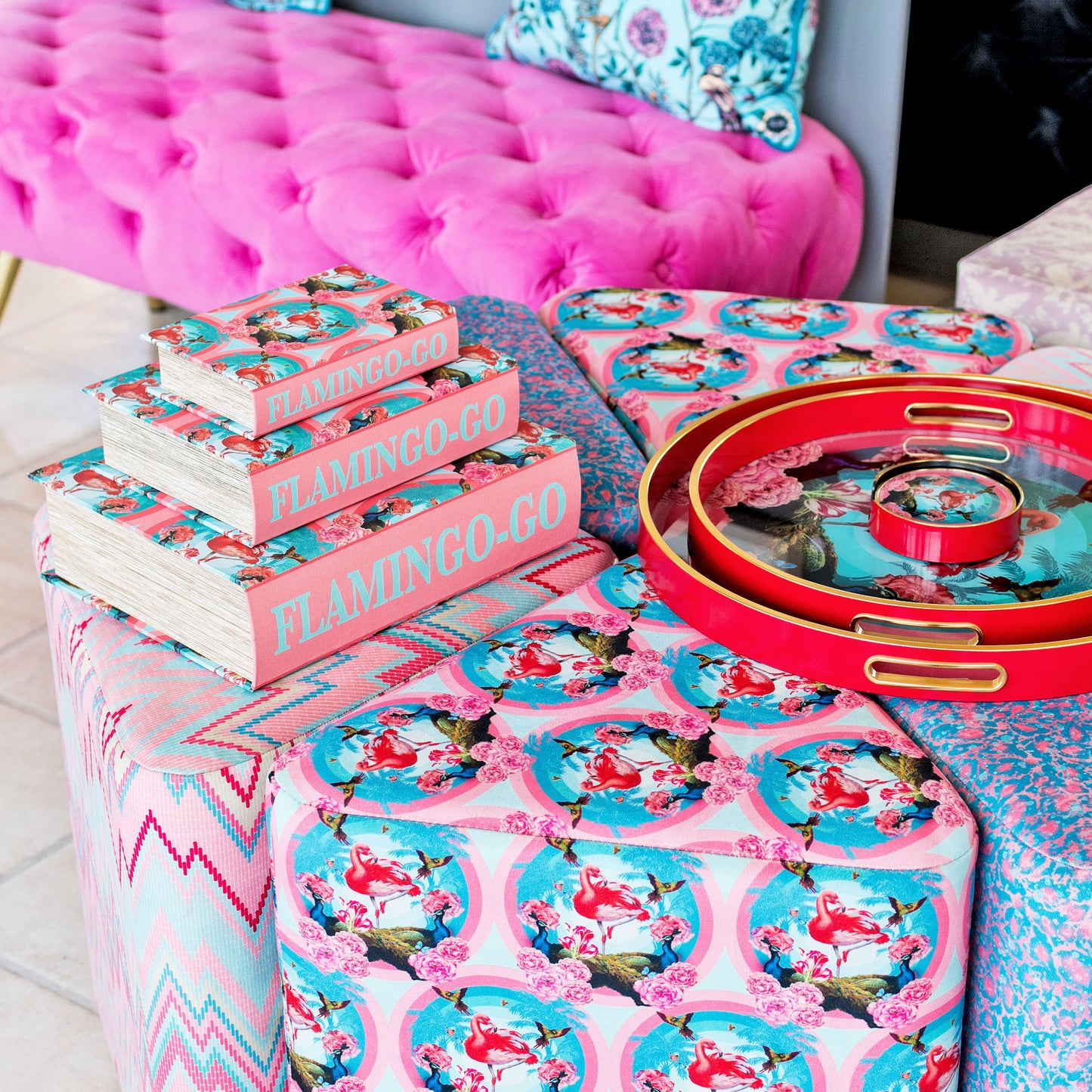 Flamingo-Go Secret Book Box