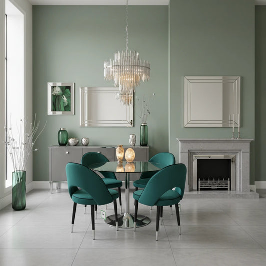 Cassidy Curved Dining Chair - Various colours