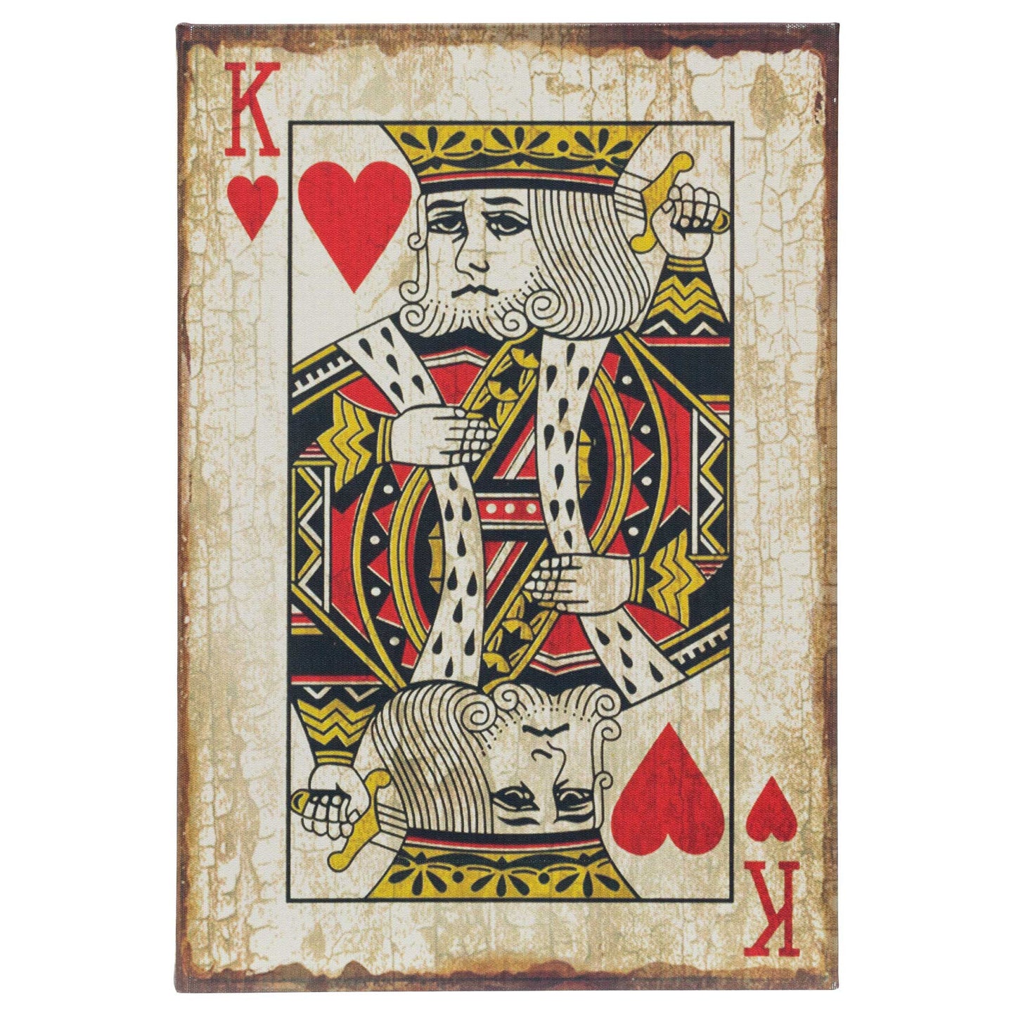 King of Hearts Playing Card Secret Storage Book Box