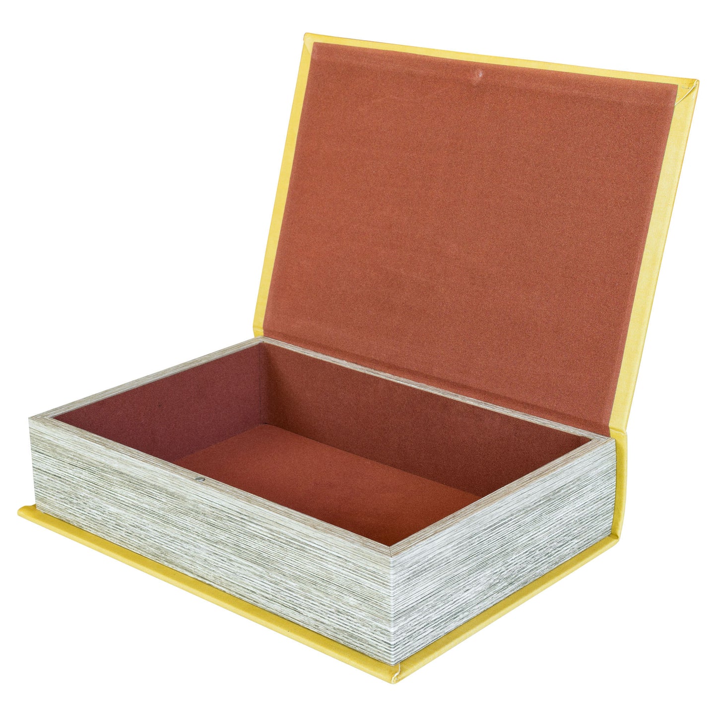 Golden Yellow Crest Secret Storage Fake Book Box! Looks like book!