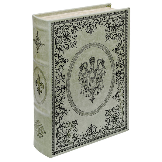 Verdigris Crest Secret Storage Fake Book Box! Looks like book!