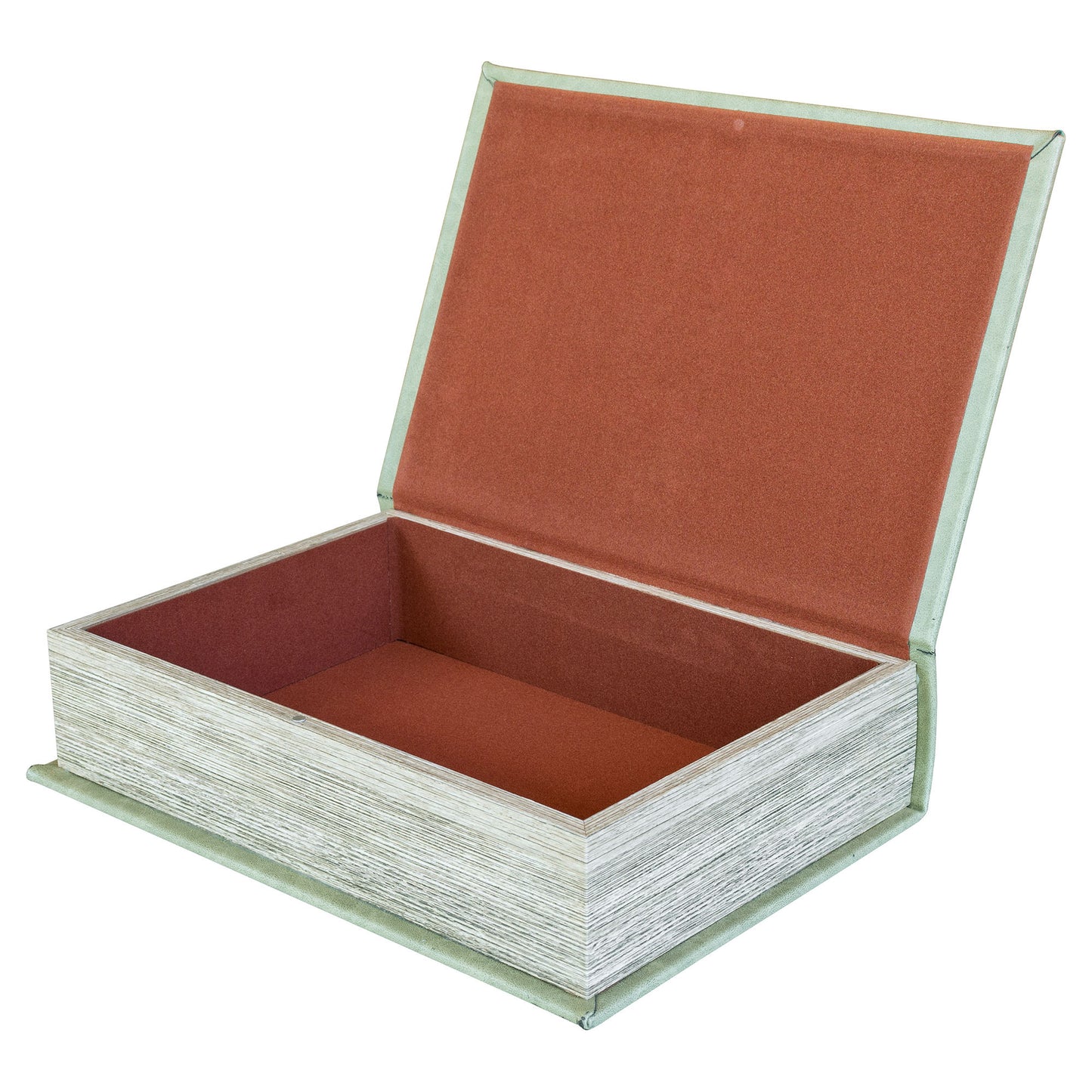 Verdigris Crest Secret Storage Fake Book Box! Looks like book!