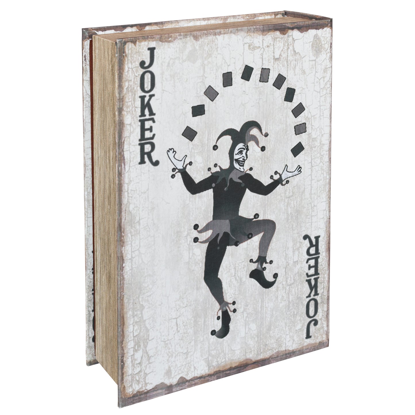 Joker Playing Card Secret Storage Book Box