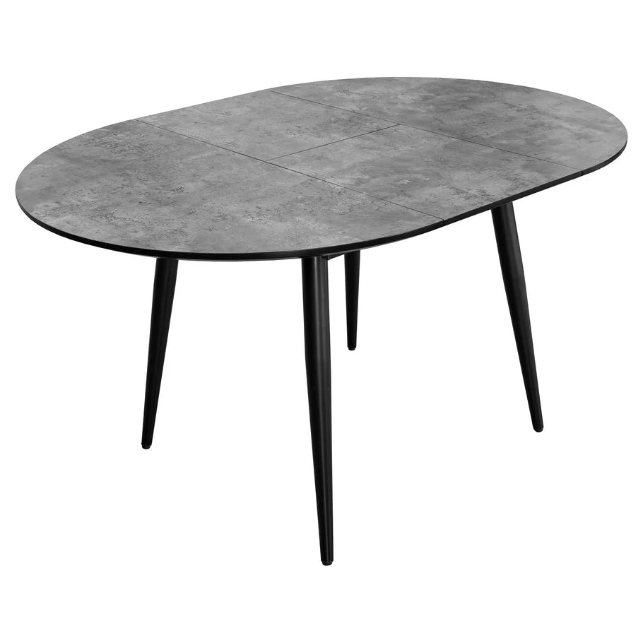 Thornton Grey Extending Dining Table 100cm-140cm - Seats upto 4