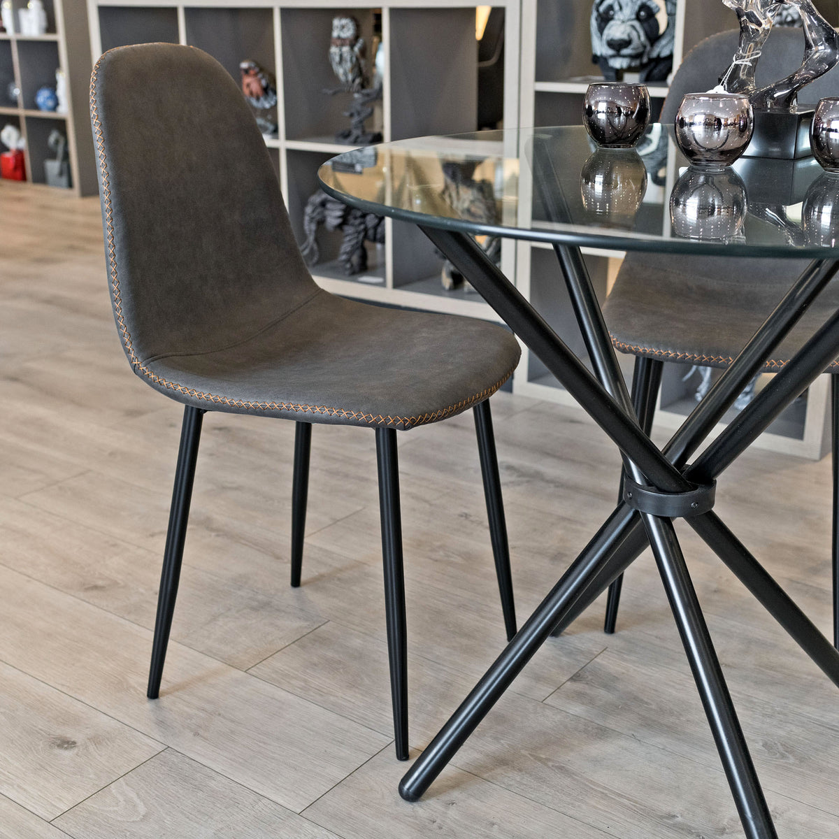 Simone Dark Grey Dining Chair