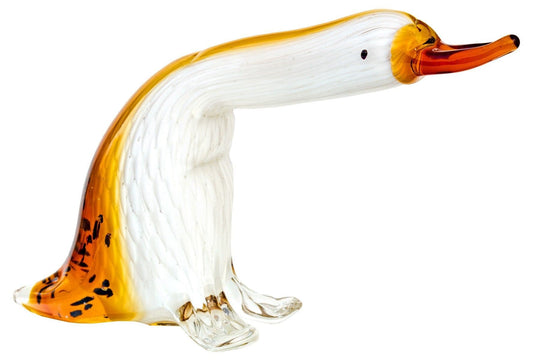 Glass Goose - Colourful Venetian Style Ornament