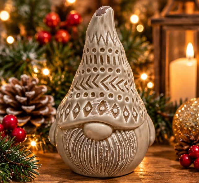 Glazed Christmas Gonk Gnome Figurine – 13cm