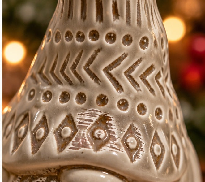 Glazed Christmas Gonk Gnome Figurine – 13cm