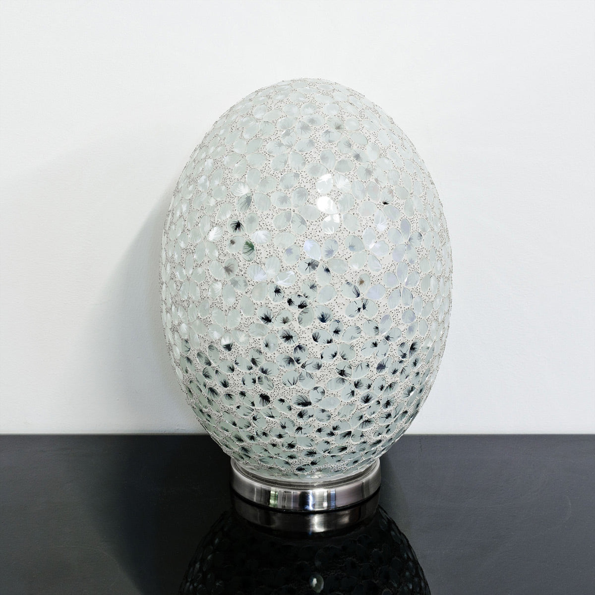 Large Giant Mosaic Egg Lamp - Various Colours