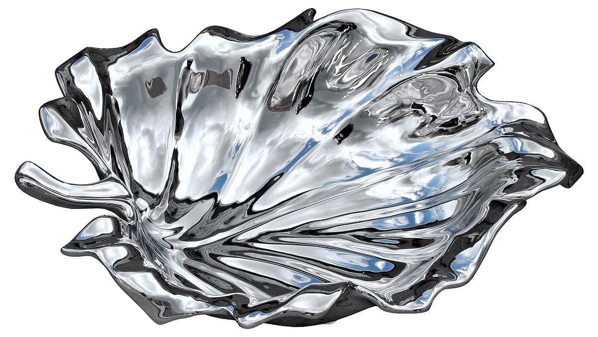 Lotus Leaf Bowl - Polished Chrome