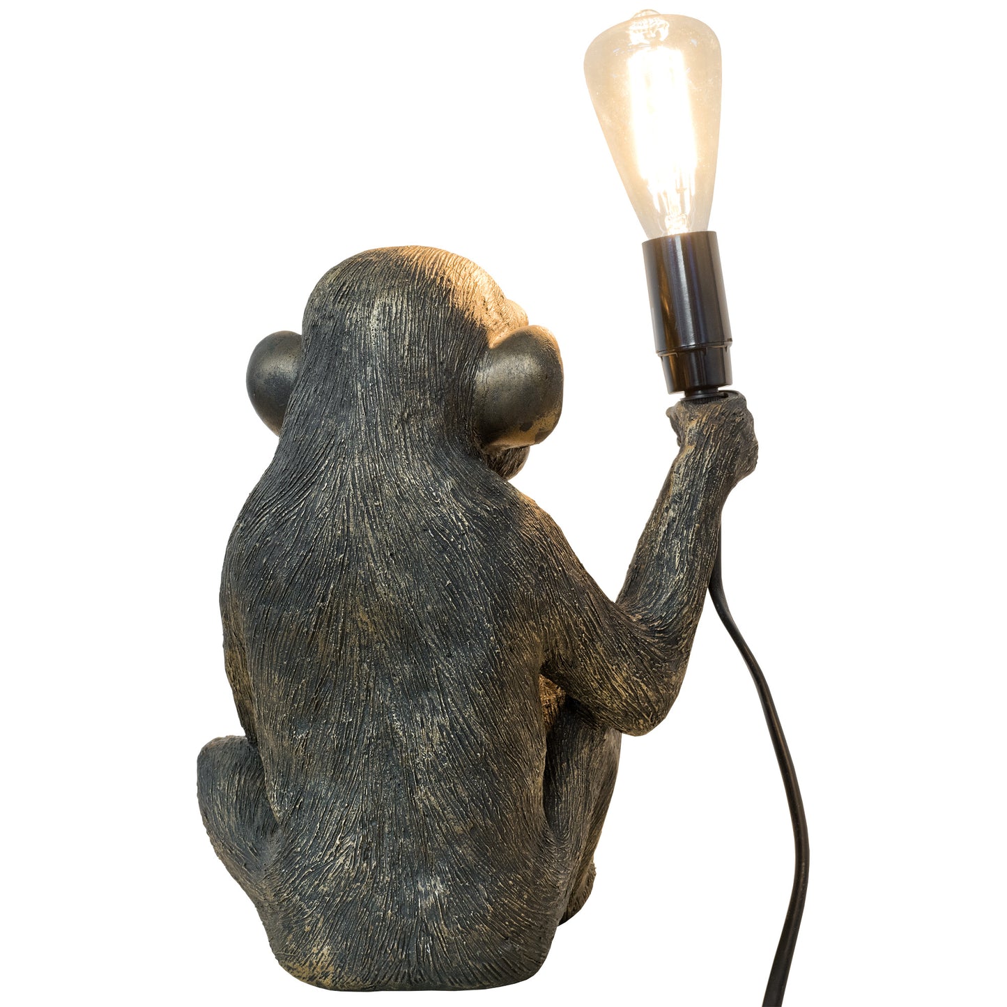 Monkey Holding Bulb Table Lamp