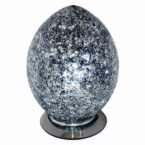 Medium Mosaic Egg Lamps - Various Colours