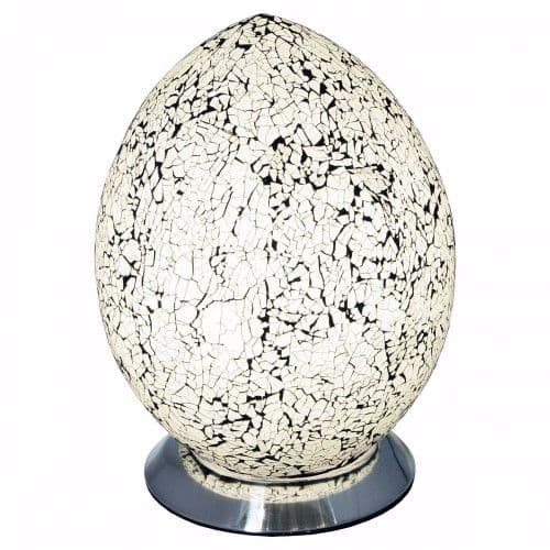 Medium Mosaic Egg Lamps - Various Colours