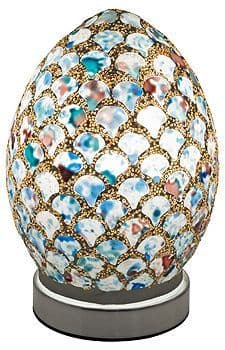 Mini Mosaic Egg Lamp - Various Colours