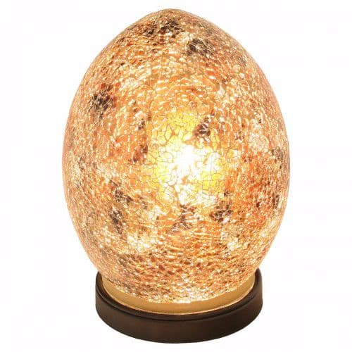 Mini Mosaic Egg Lamp - Various Colours