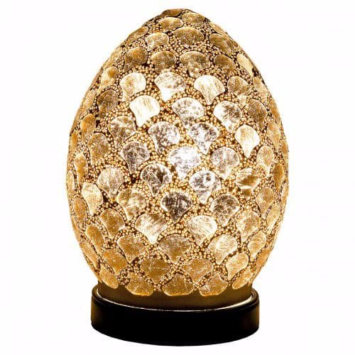 Mini Mosaic Egg Lamp - Various Colours