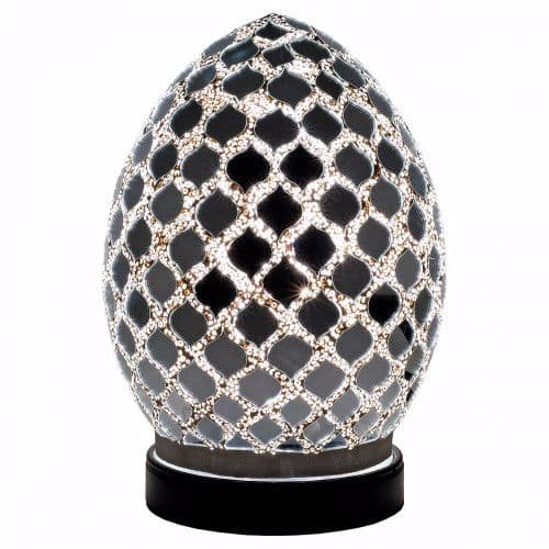 Mini Mosaic Egg Lamp - Various Colours