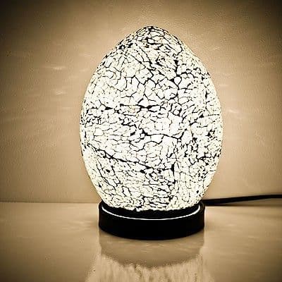 Mini Mosaic Egg Lamp - Various Colours