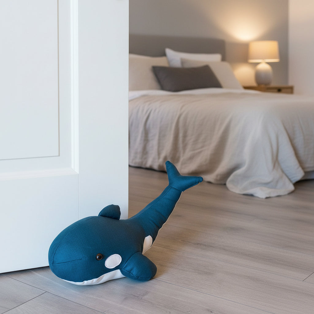 Blue Whale Door Stop