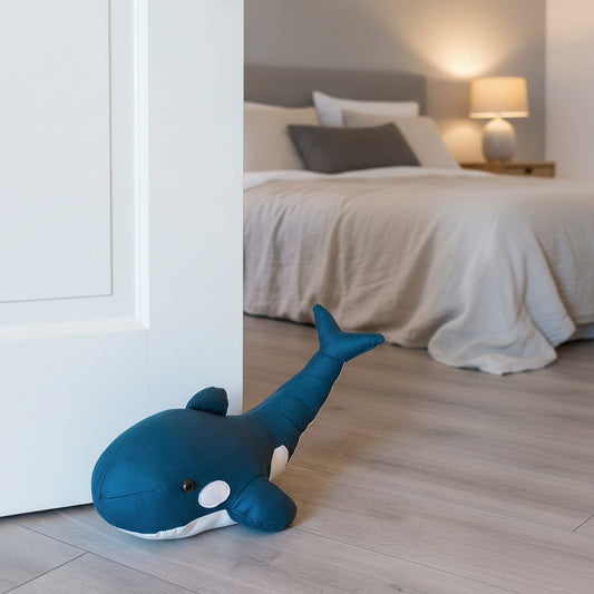 Blue Whale Door Stop